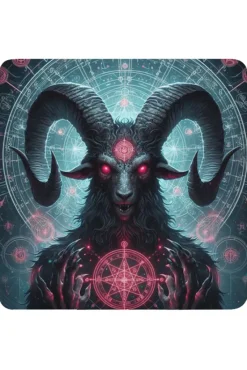 Oakhart Industries Baphomet Coaster Art046