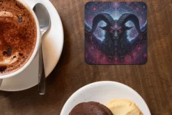 Oakhart Industries Baphomet Coaster Art048