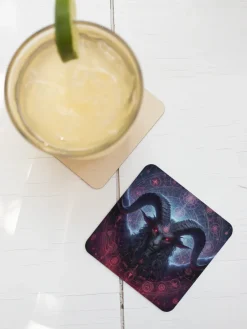 Oakhart Industries Baphomet Coaster Art048