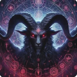 Oakhart Industries Baphomet Coaster Art048
