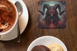 Oakhart Industries Baphomet Coaster Art049