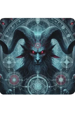 Oakhart Industries Baphomet Coaster Art047