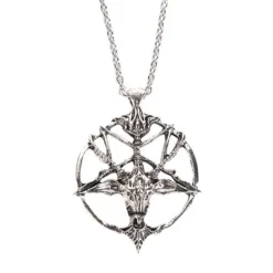 Gothic and Steampunk Jewellery Baphomet Gothic Necklace