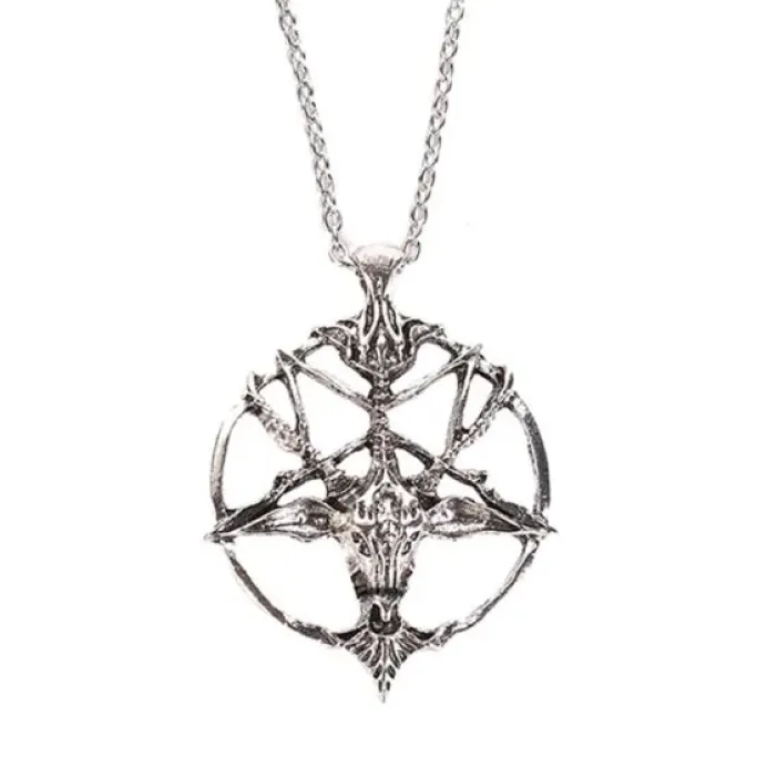 Gothic and Steampunk Jewellery Baphomet Gothic Necklace