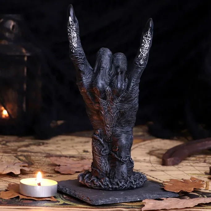 Nemesis Now Baphomet HandBaphomet's Horns Horror Hand Figurine