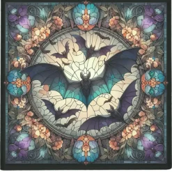 Oakhart Industries Bat Glass Coaster Set