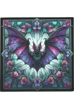Oakhart Industries Bat Glass Coaster Set