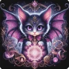 Oakhart Industries Batcat Coaster Art060