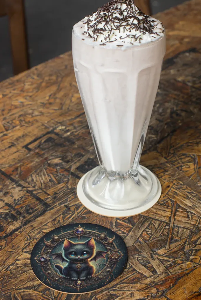 Oakhart Industries Batcat Coaster Art055