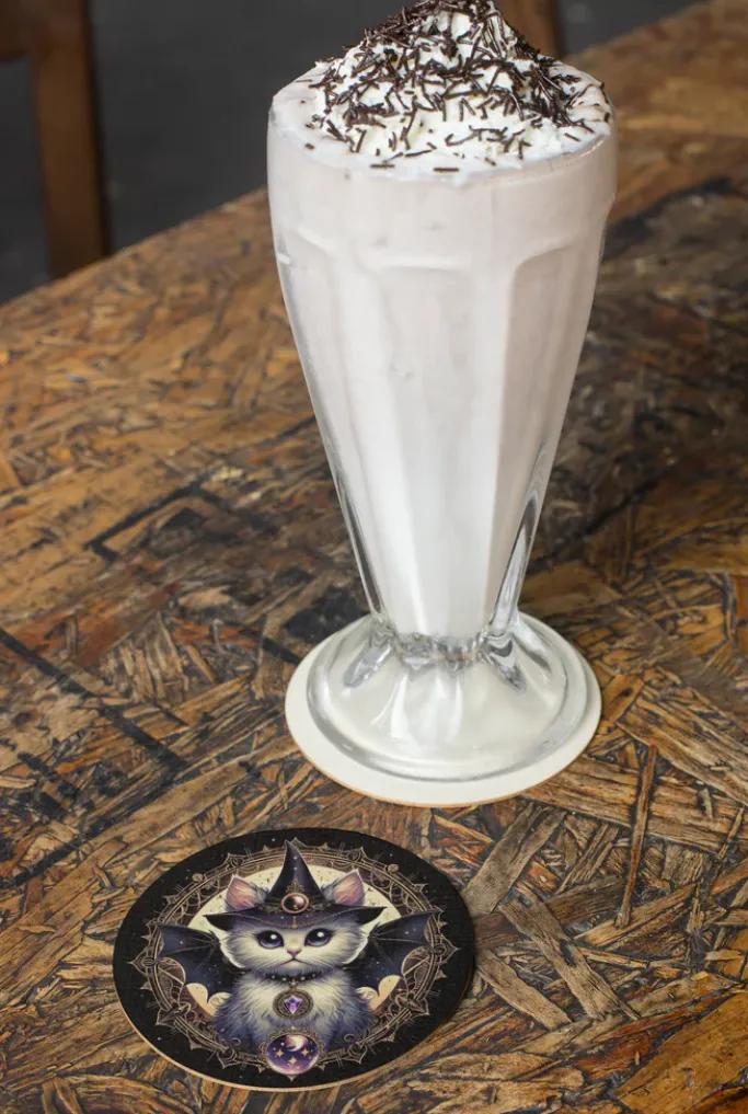 Oakhart Industries Batcat Coaster Art053