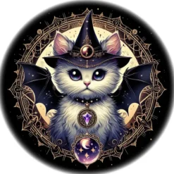 Oakhart Industries Batcat Coaster Art053