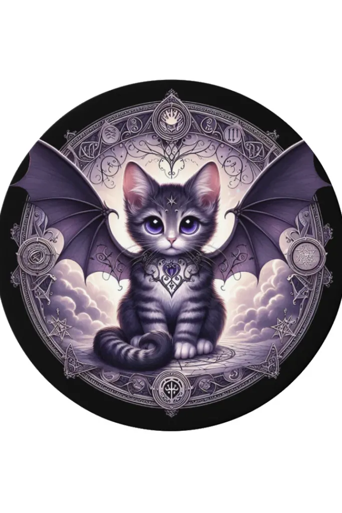 Oakhart Industries Batcat Coaster Art054