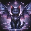 Oakhart Industries Batcat Coaster Art092