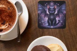 Oakhart Industries Batcat Coaster Art092