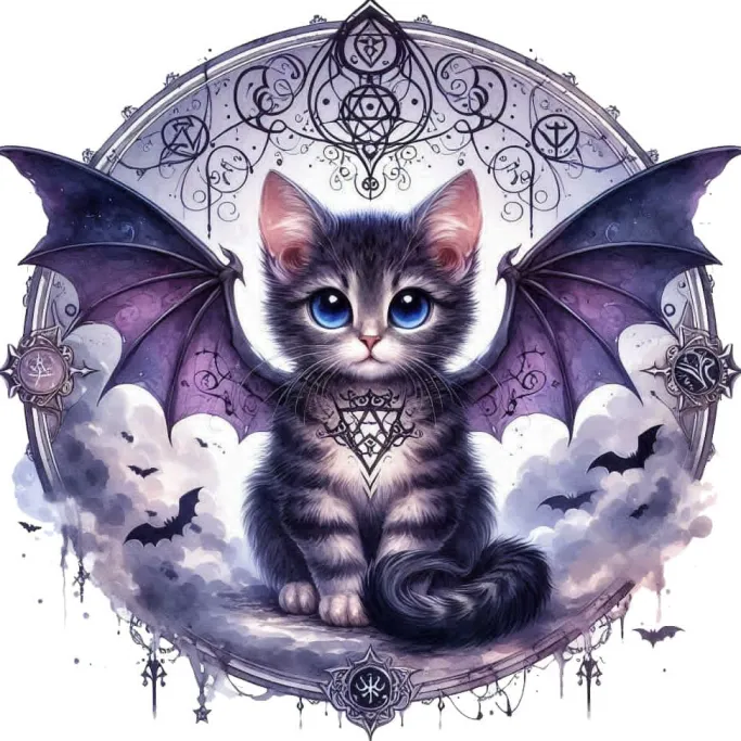 Oakhart Industries Batcat Mug Art051