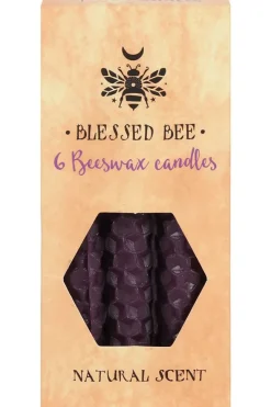 Something Different Beeswax Spell Candles Pack of 6 Purple