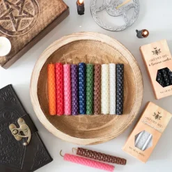 Something Different Beeswax Spell Candles Pack of 6 Purple