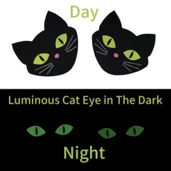 Nipple Pasties Black Cat Glow in the Dark Pasties