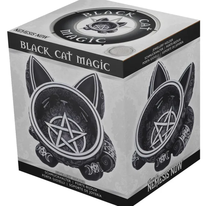 Nemesis Now Black Cat Magic Trinket Bowl
