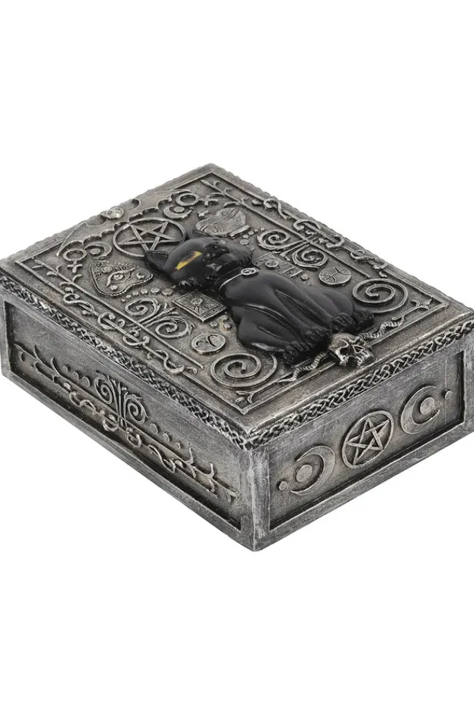 Something Different Black Cat Resin Box