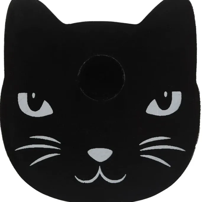 Something Different Black Cat Spell Candle Holder