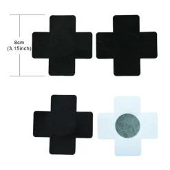 Nipple Pasties Black Cross Pasties