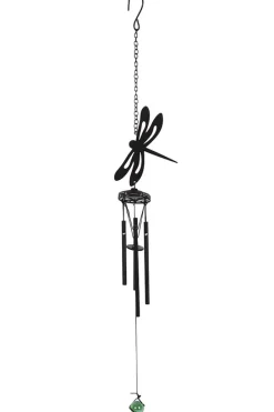 Something Different Black Dragonfly Windchime