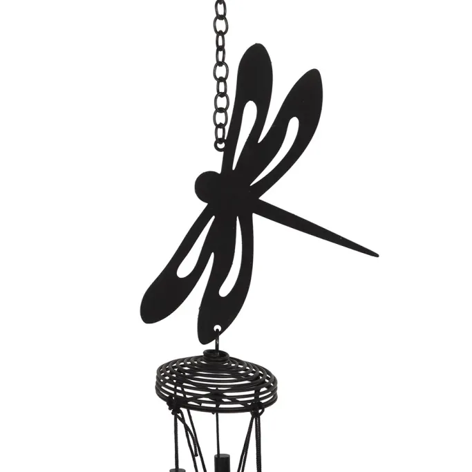 Something Different Black Dragonfly Windchime