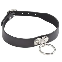 Gothic Collars Black Gothic Collar with Ring