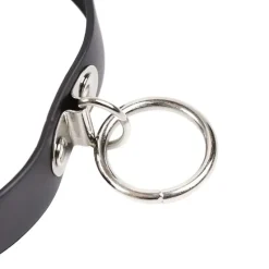 Gothic Collars Black Gothic Collar with Ring
