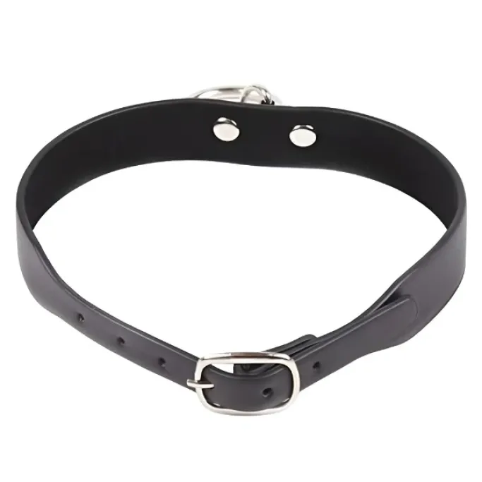 Gothic Collars Black Gothic Collar with Ring