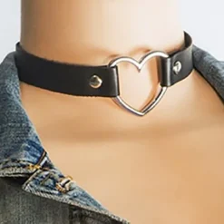 Gothic Collars Black Gothic Heart Choker