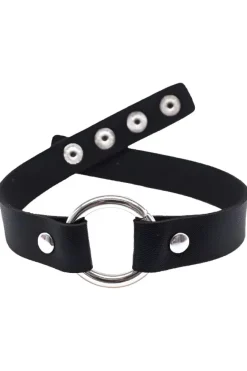 Gothic Collars Black Gothic O-Ring Collar