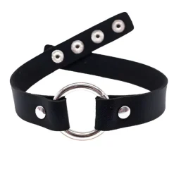 Gothic Collars Black Gothic O-Ring Collar