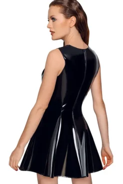 Black Level Seductive Vinyl Dress