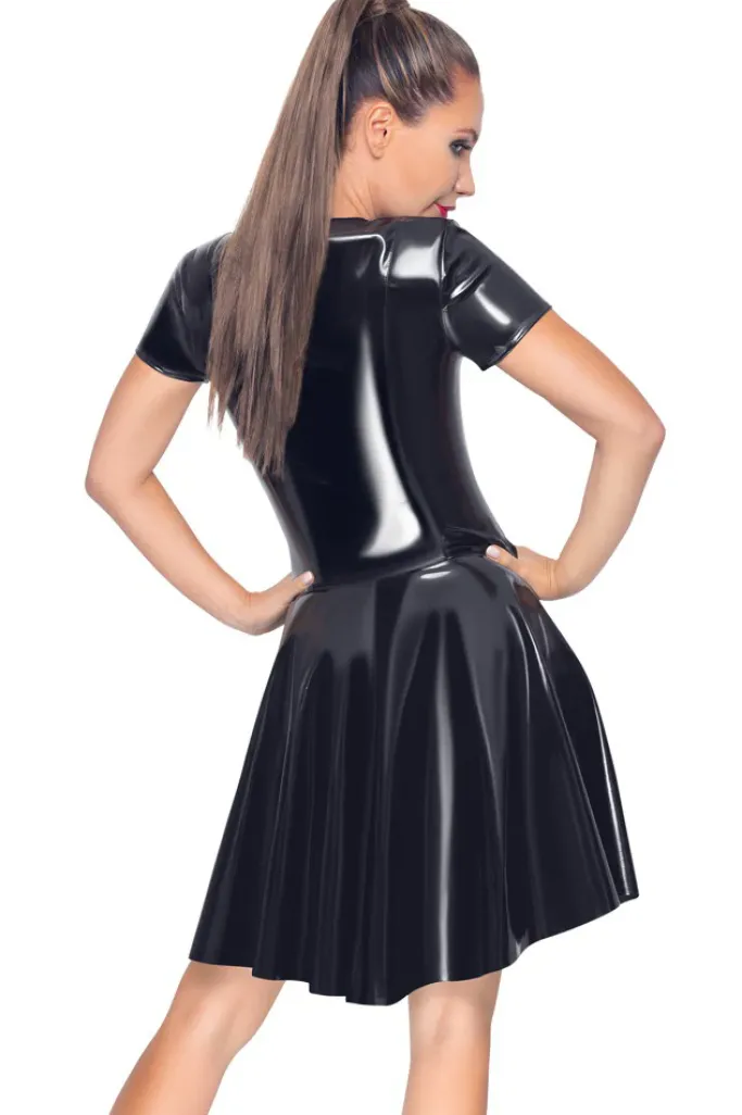 Black Level Vinyl Dress
