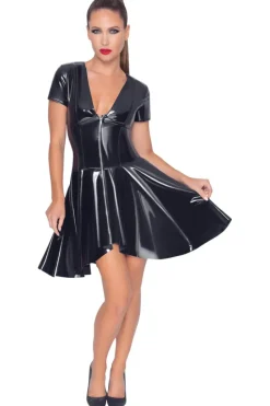 Black Level Vinyl Dress