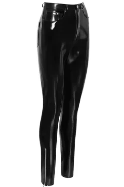 Black Level Vinyl Trousers