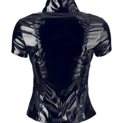 Black Level Vinyl Zip Top (S, M)