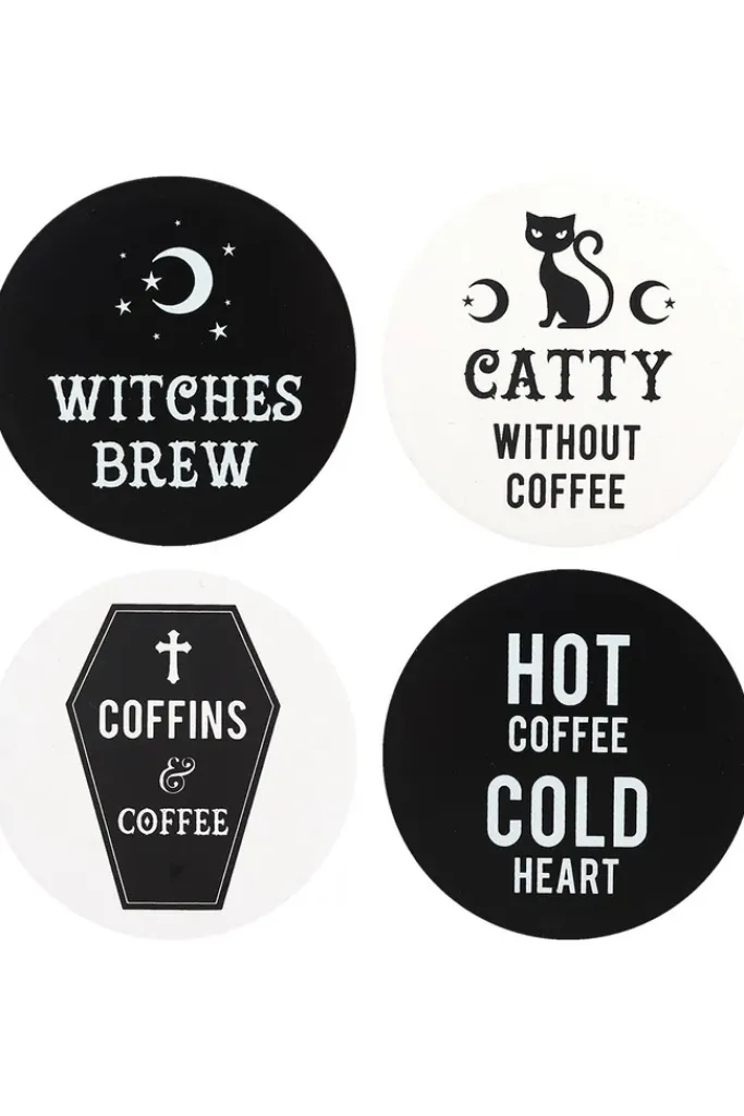 Something Different Black Magic Witchy Coasters