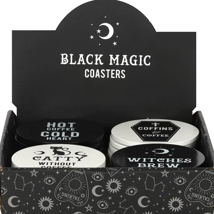 Something Different Black Magic Witchy Coasters