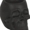 Something Different Black Skull Oil Burner