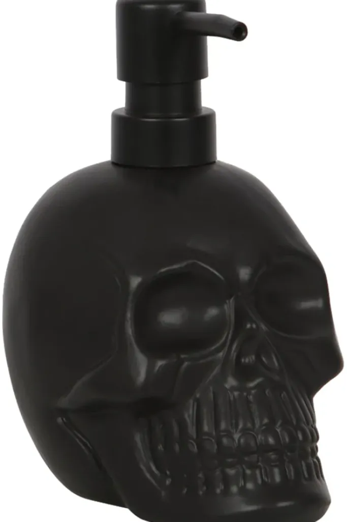 Something Different Black Skull Soap Dispenser