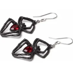 Alchemy Gothic Black Widow Earrings