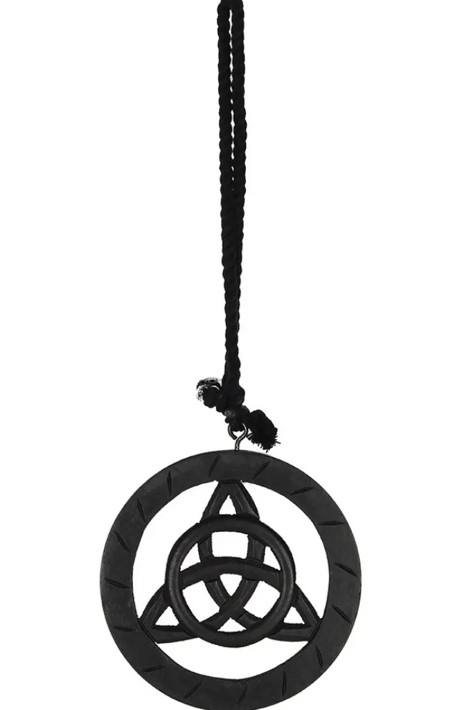 Something Different Black Wooden Hanging Triquetra
