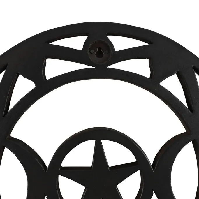 Something Different Black Wooden Triquetra Wall Art