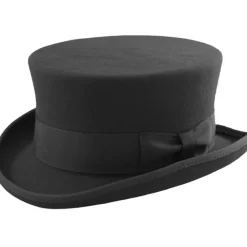 Euro Accessories Black Wool Felt Steampunk Dressage Top Hat