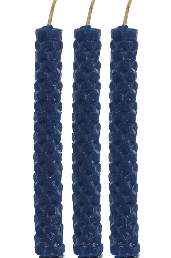 Something Different Blue Beeswax Spell Candles