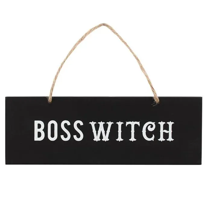 Something Different Boss Witch Wall Sign 20cm