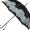 Soake Boutique Vintage Print Umbrella Black